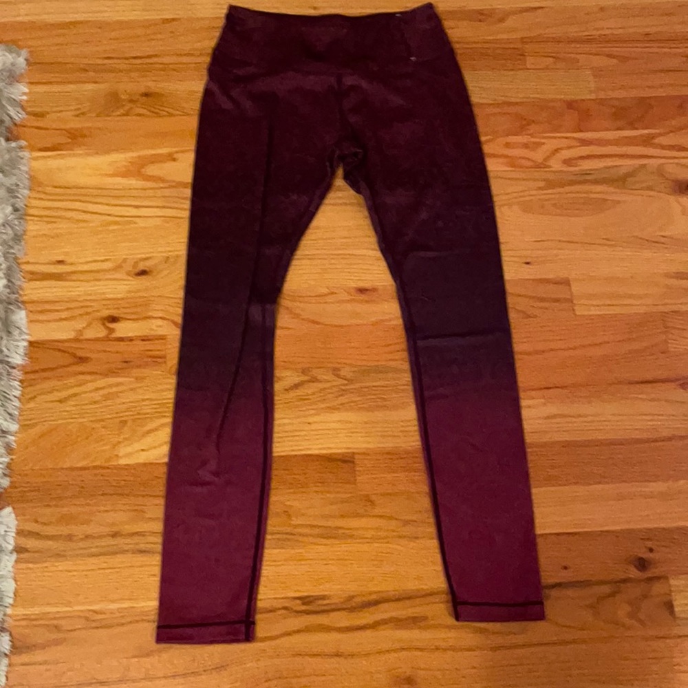 Calia leggings. Maroon. Size M.